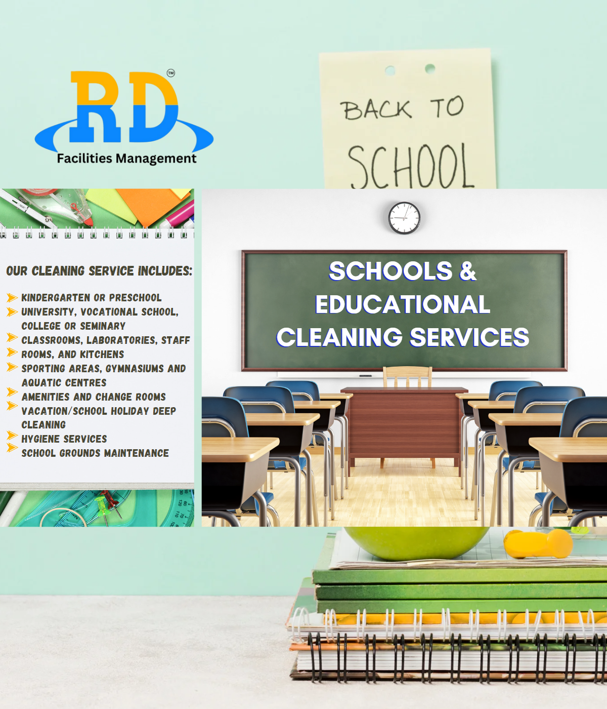 Schools & Educational Cleaning Picture (1200 × 1400px)